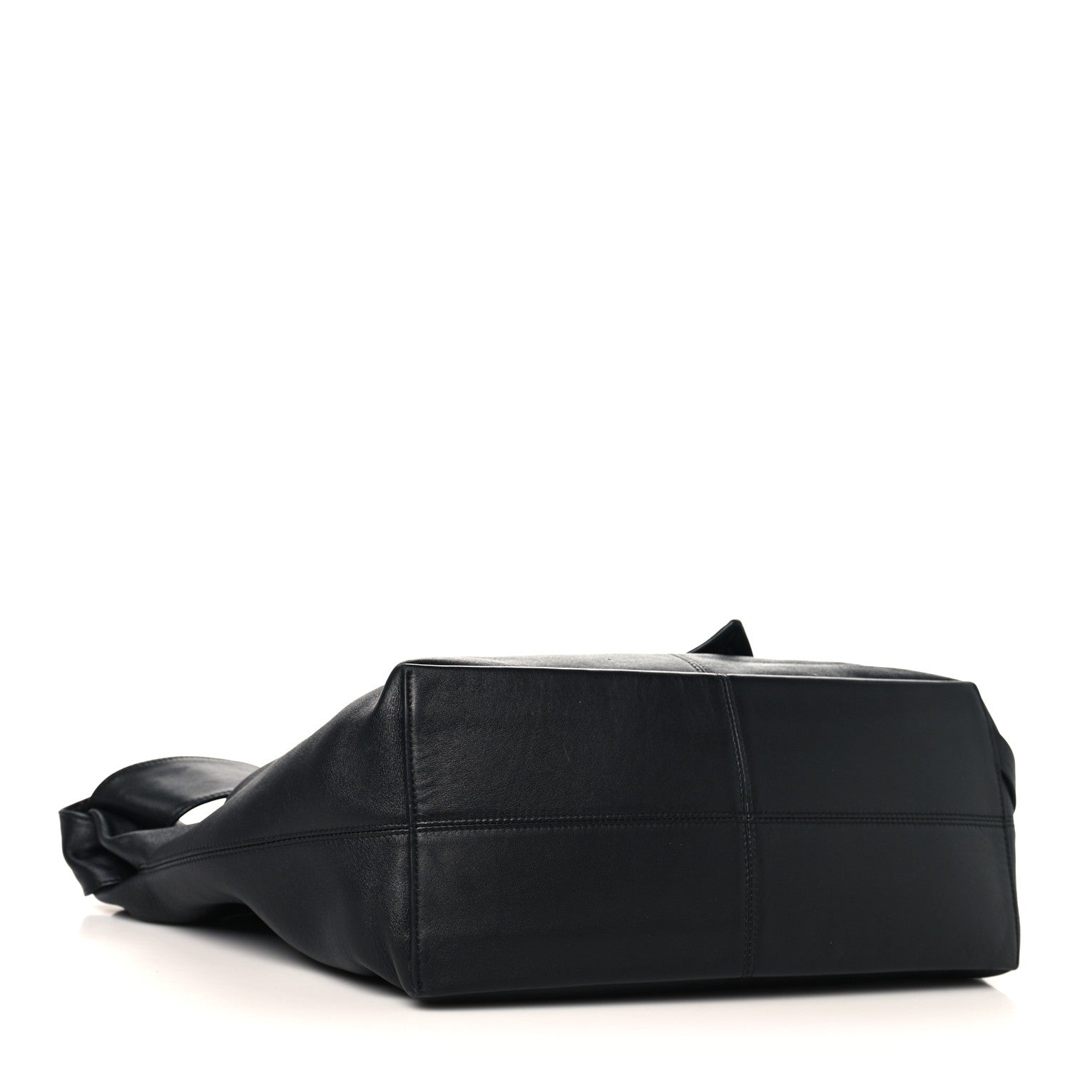 Bottega Veneta Silky Calfskin Medium Sawyer Messenger Bag Black 4 of 10