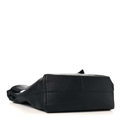 Bottega Veneta Silky Calfskin Medium Sawyer Messenger Bag Black 4 of 10