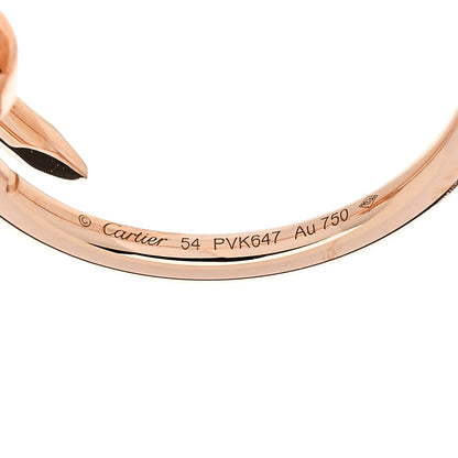 Cartier 18K Pink Gold Small Juste Un Clou Ring 54 6.75 4 of 5