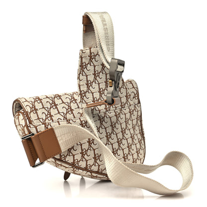 Christian Dior X CACTUS JACK Oblique Saddle Bag Coffee 3 of 10