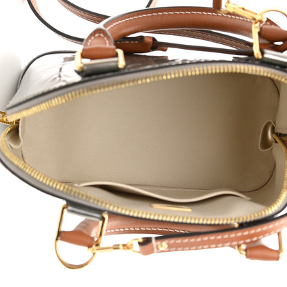 Louis Vuitton Vernis Alma BB Gris Metal 5 of 10