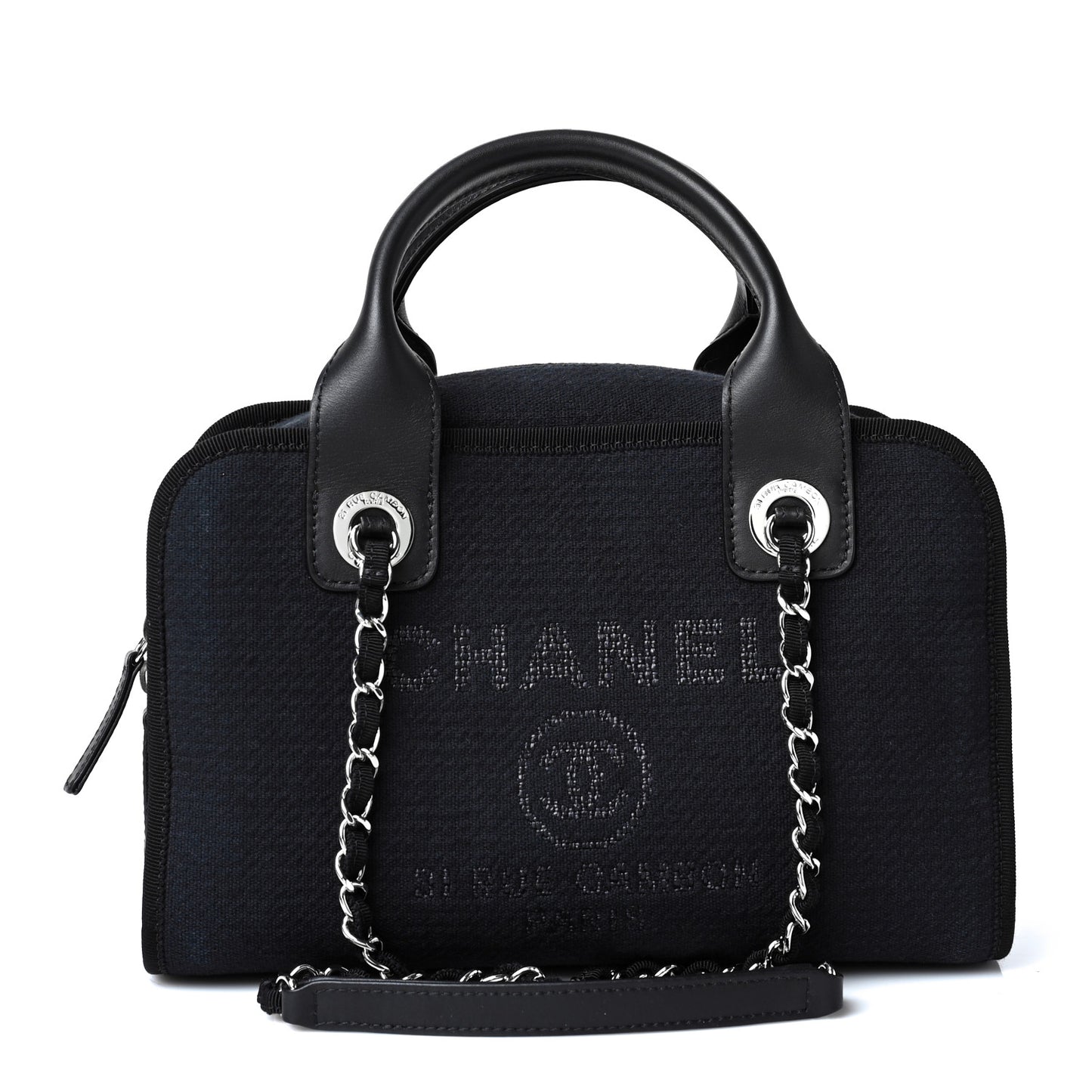 Mixed Fibers Deauville Bowling Bag Black