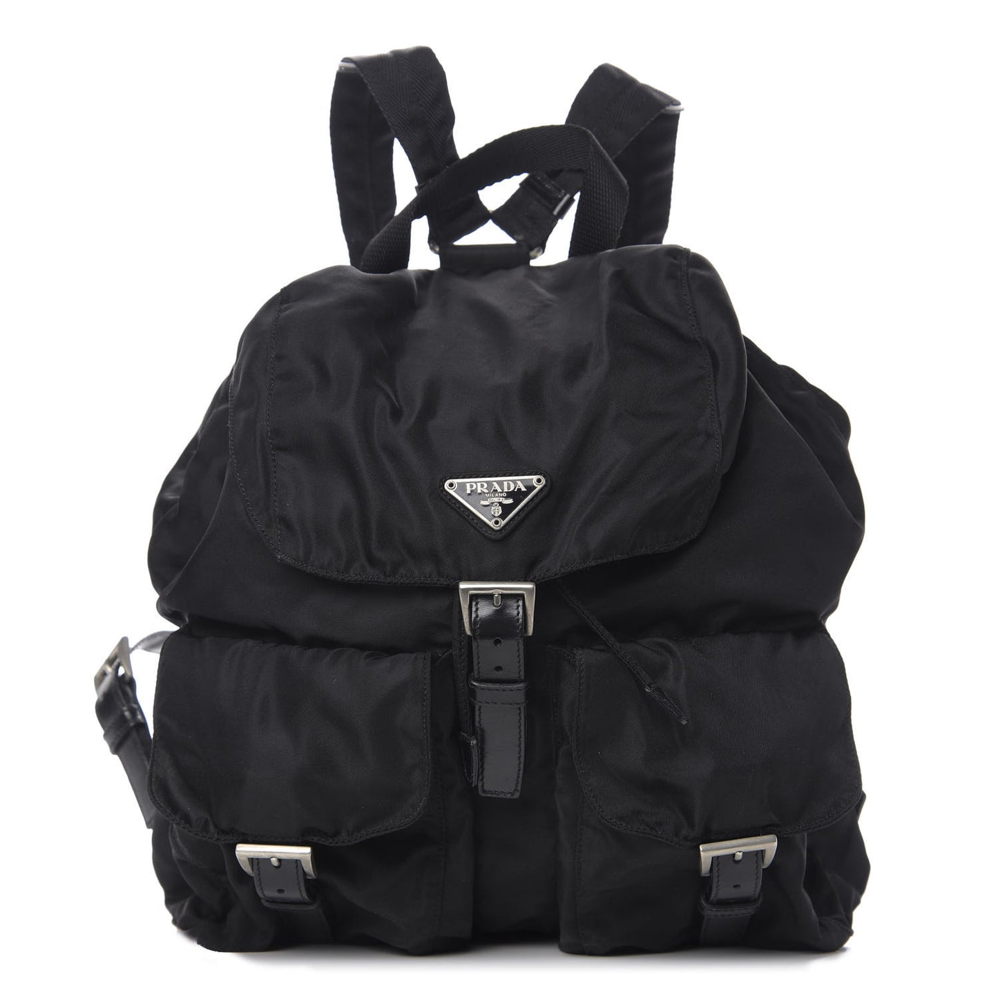 Tessuto Nylon Vela Small Backpack Black