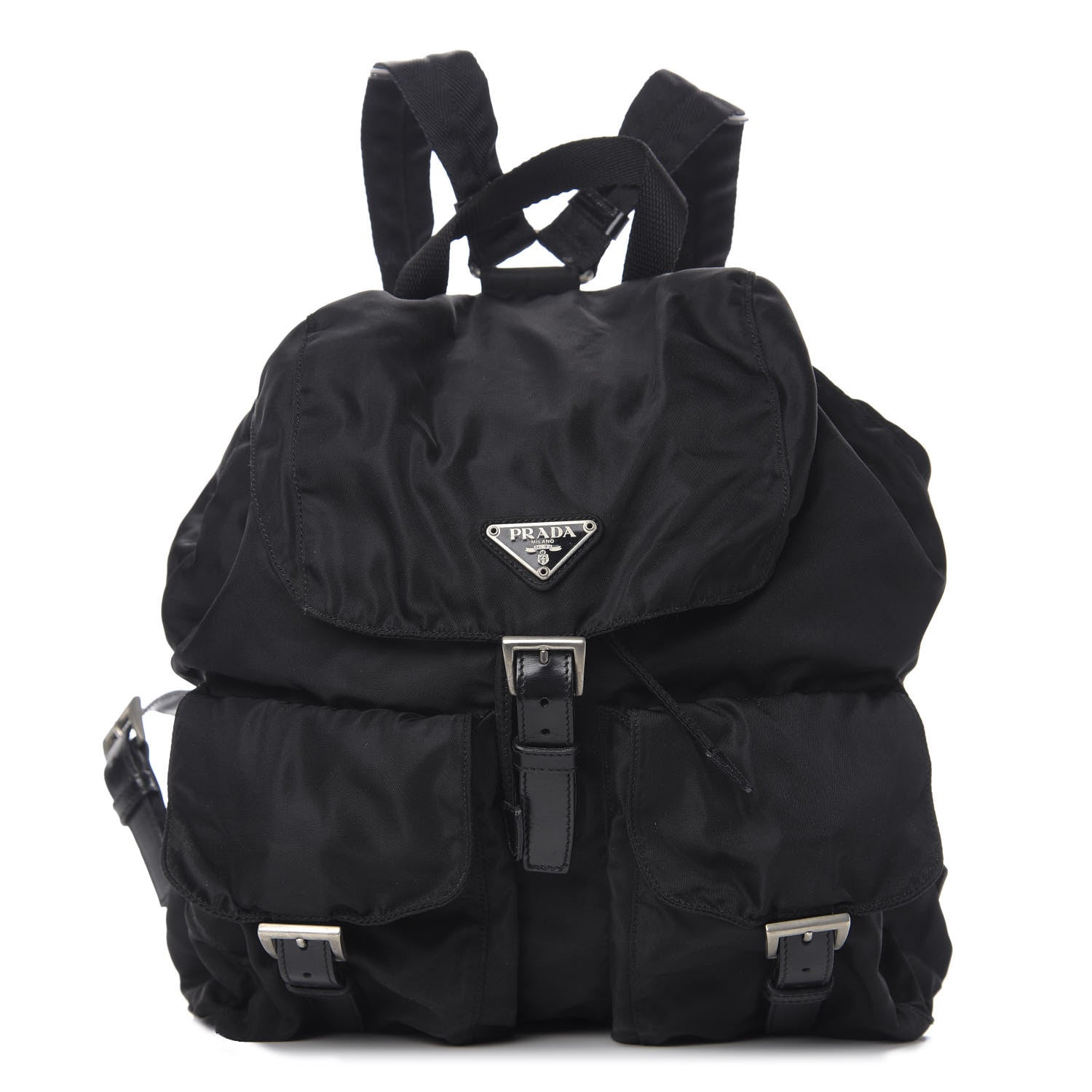 Prada Tessuto Nylon Vela Small Backpack Black 1 of 12