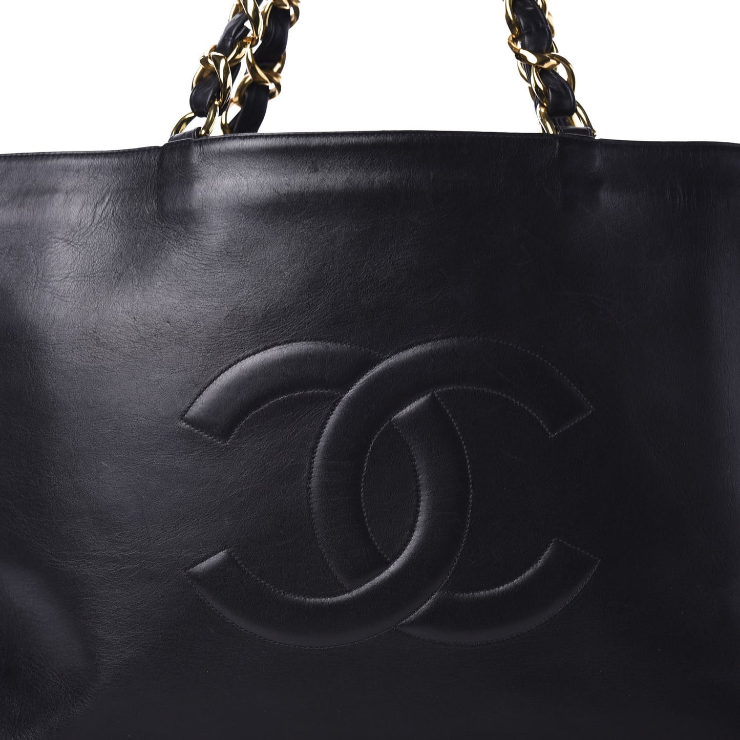Lambskin CC Tote Black