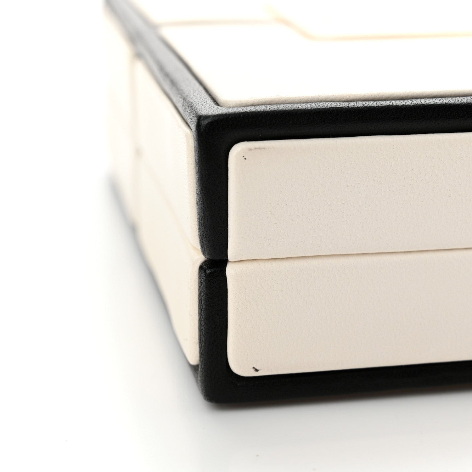 Chanel Lambskin No. 5 Perfume Box Evening Clutch White Black 11 of 11