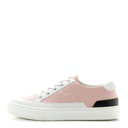 Hermes Canvas Calfskin Deep Sneakers 37 Framboise White 1 of 11