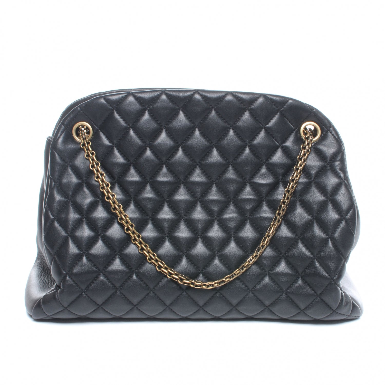 Chanel Lambskin Large Just Mademoiselle Black 3 of 10