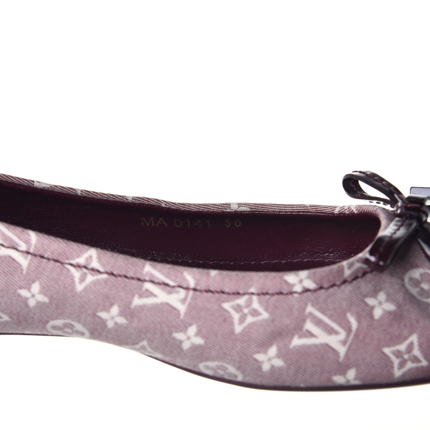 Louis Vuitton Mini Monogram Debbie Ballerina Flats 36 Cherry 8 of 8