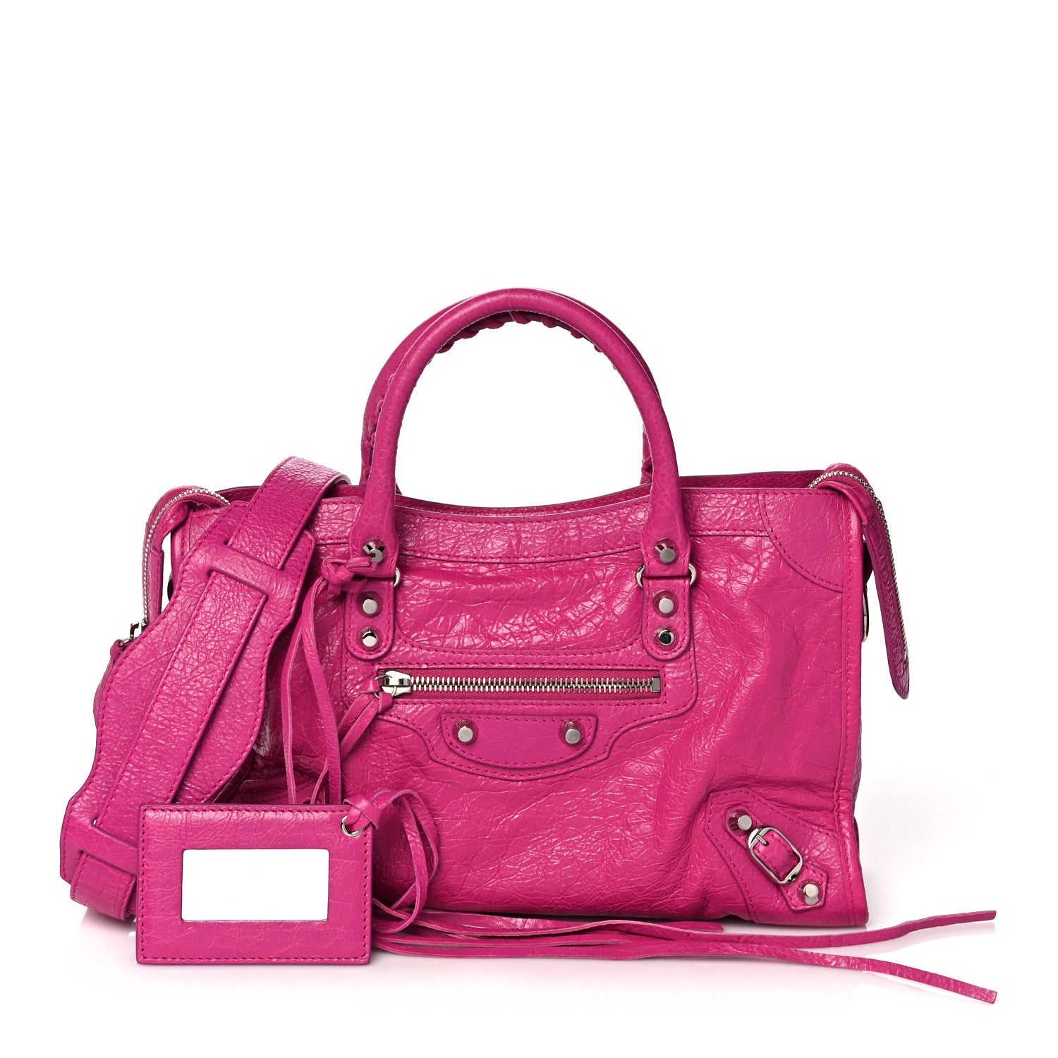 Balenciaga Agneau Classic Silver Hardware S City Rose Magenta 1 of 10