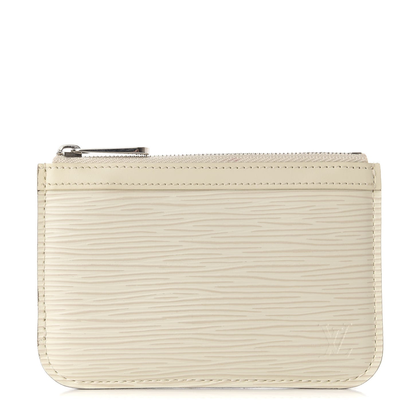 Epi Key Pouch Ivory