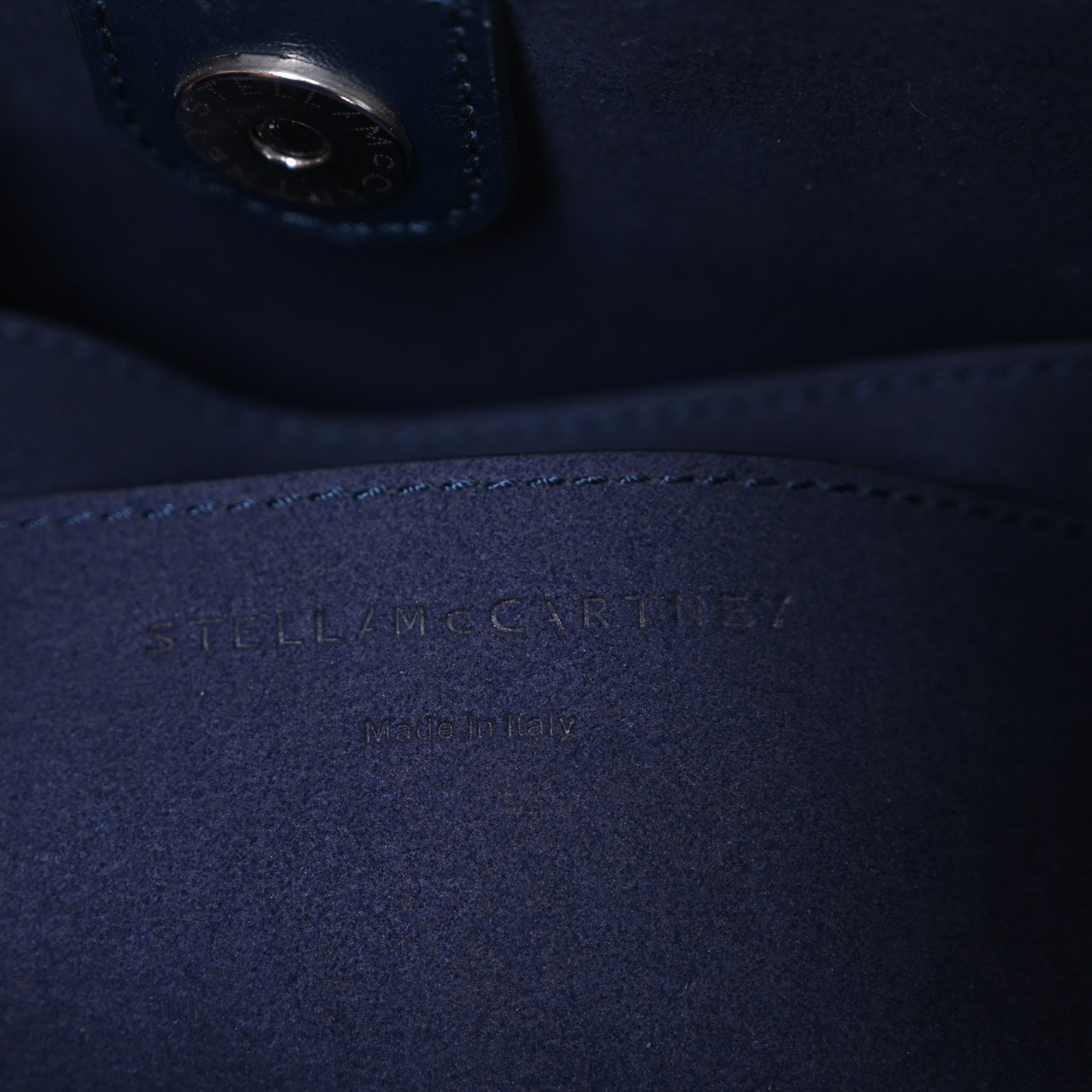 Eco Alter Nappa Perforated Logo Mini Crossbody Navy