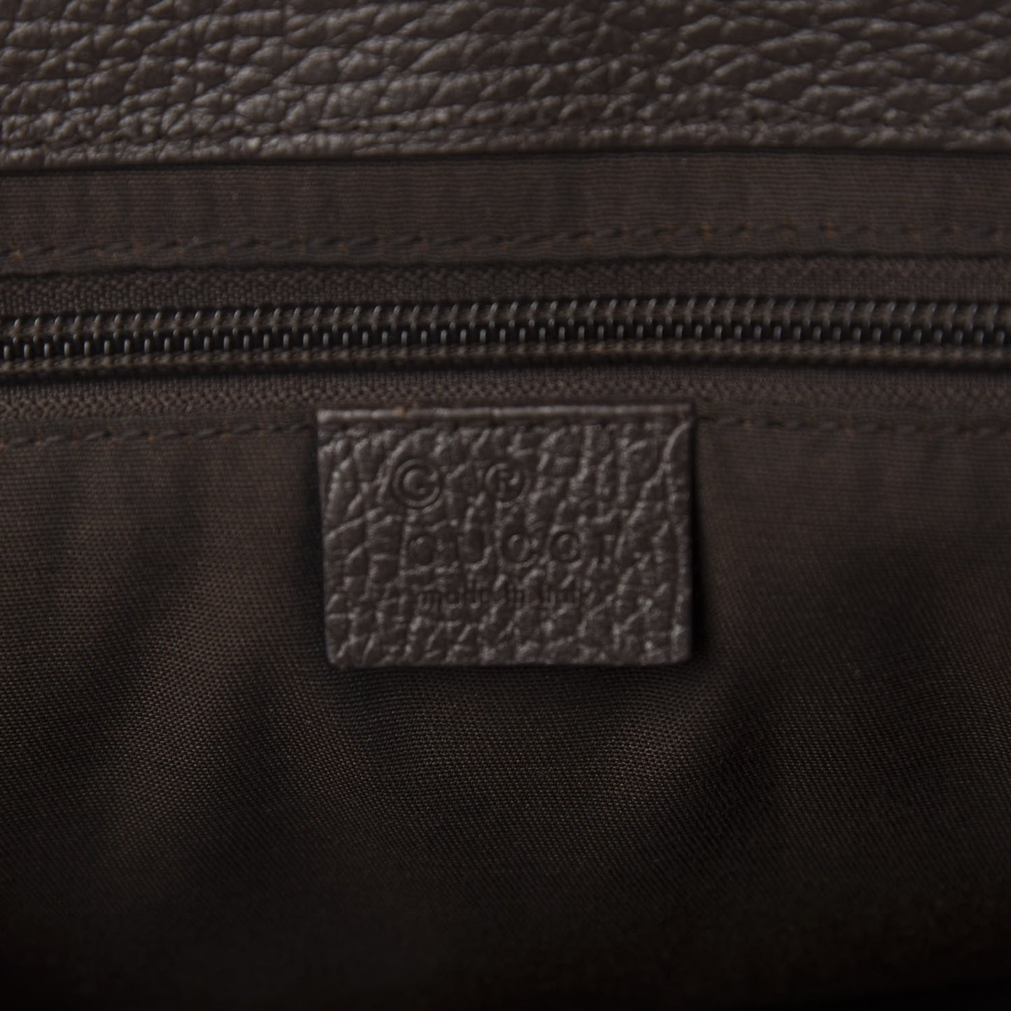 Monogram Large Flap Messenger Bag Beige Dark Brown