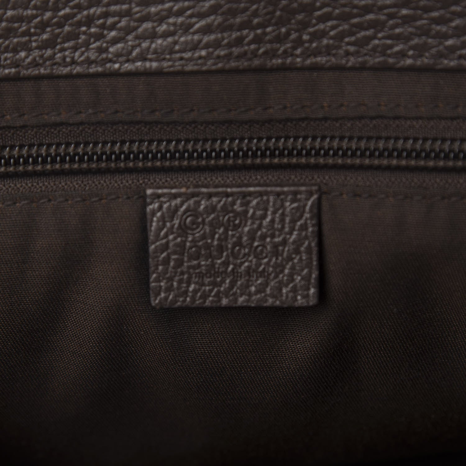 Gucci Monogram Large Flap Messenger Bag Beige Dark Brown 10 of 12