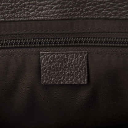 Gucci Monogram Large Flap Messenger Bag Beige Dark Brown 10 of 12