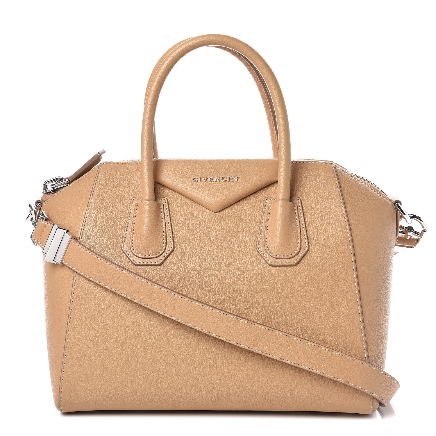 Givenchy Sugar Goatskin Small Antigona Light Beige 1 of 10