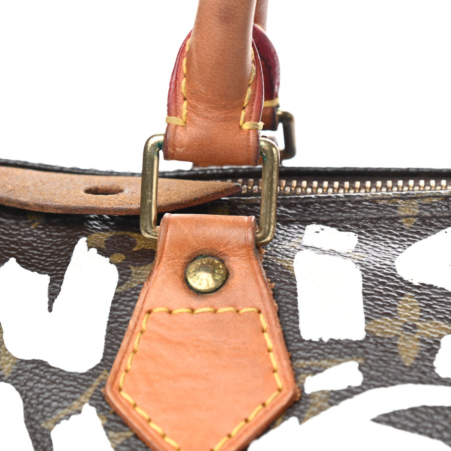 Louis Vuitton Monogram Graffiti Speedy 30 Silver 16 of 21