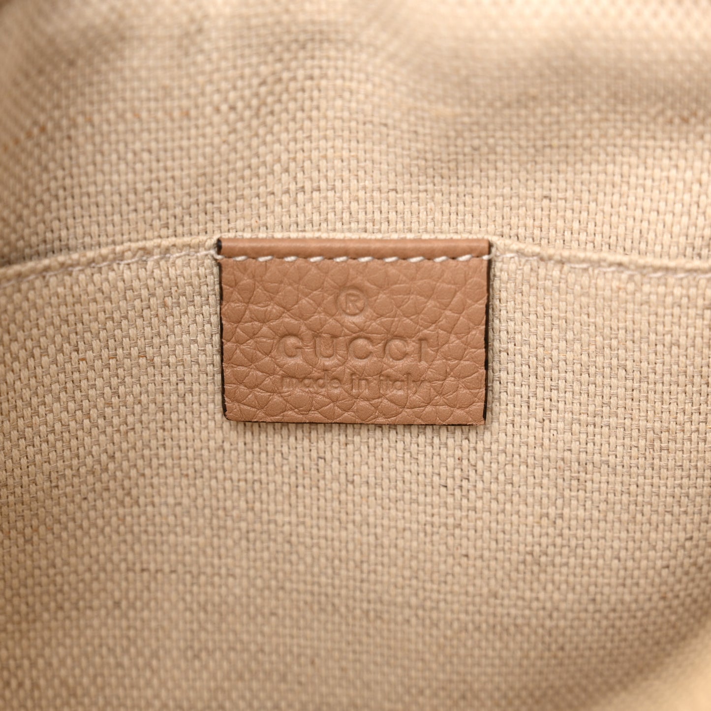 Pebbled Calfskin Small Soho Disco Bag Camelia