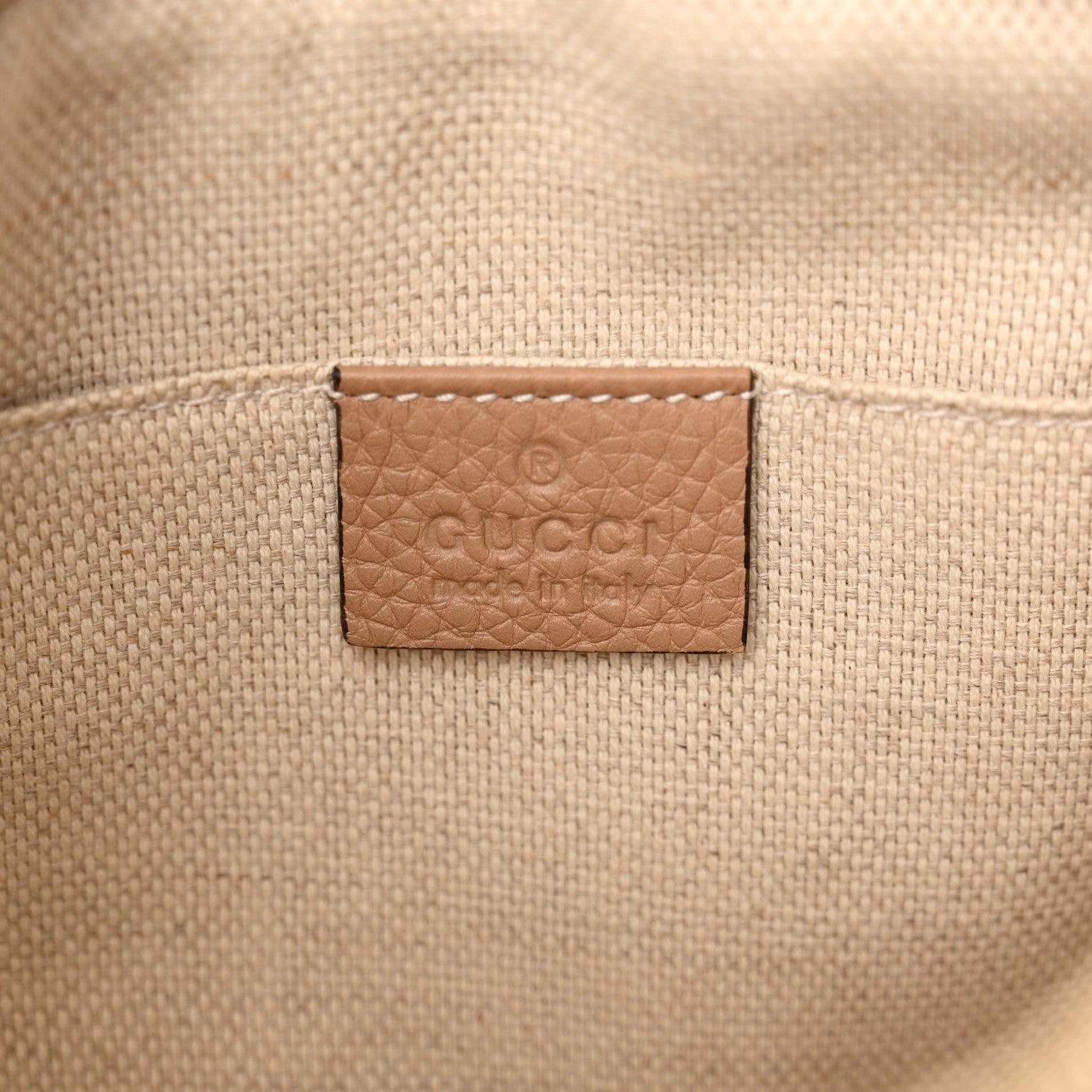 Gucci Pebbled Calfskin Small Soho Disco Bag Camelia 6 of 11