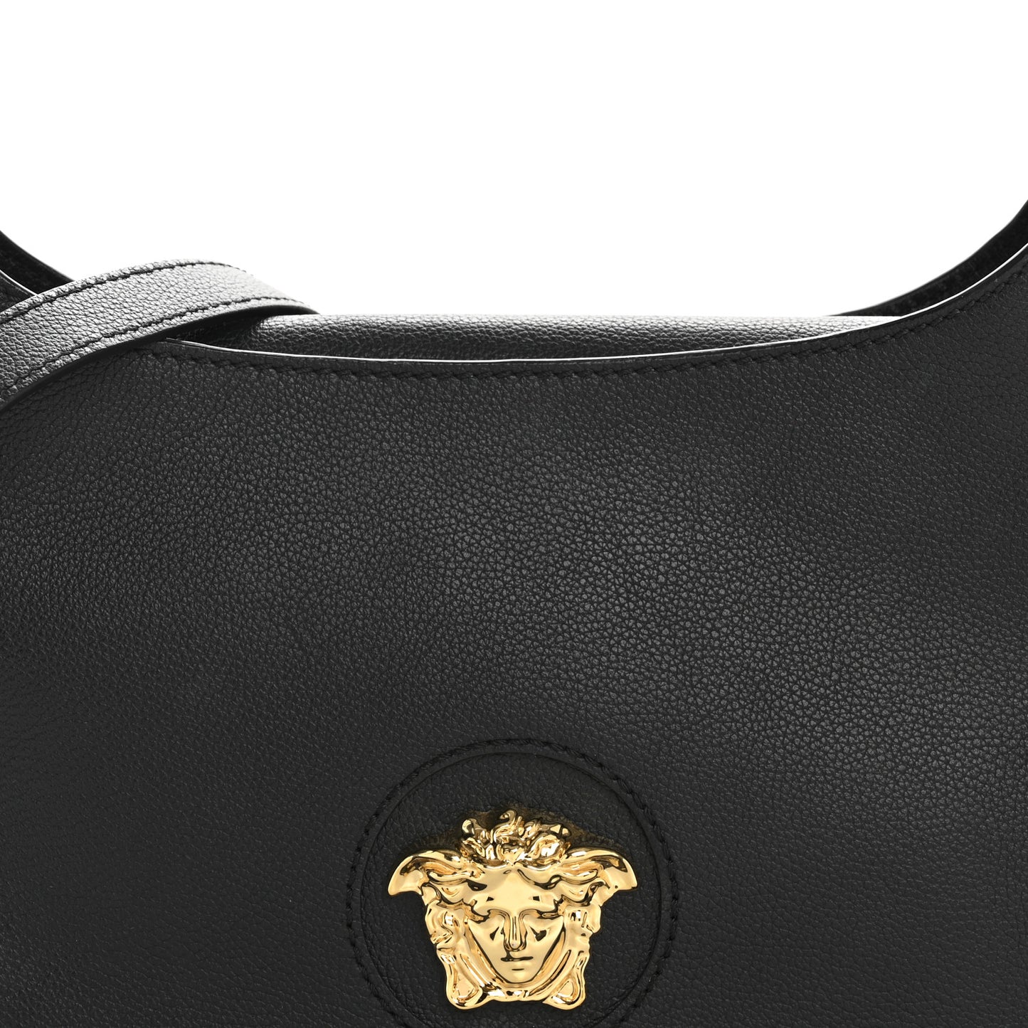 Calfskin La Medusa Medium Hobo Black