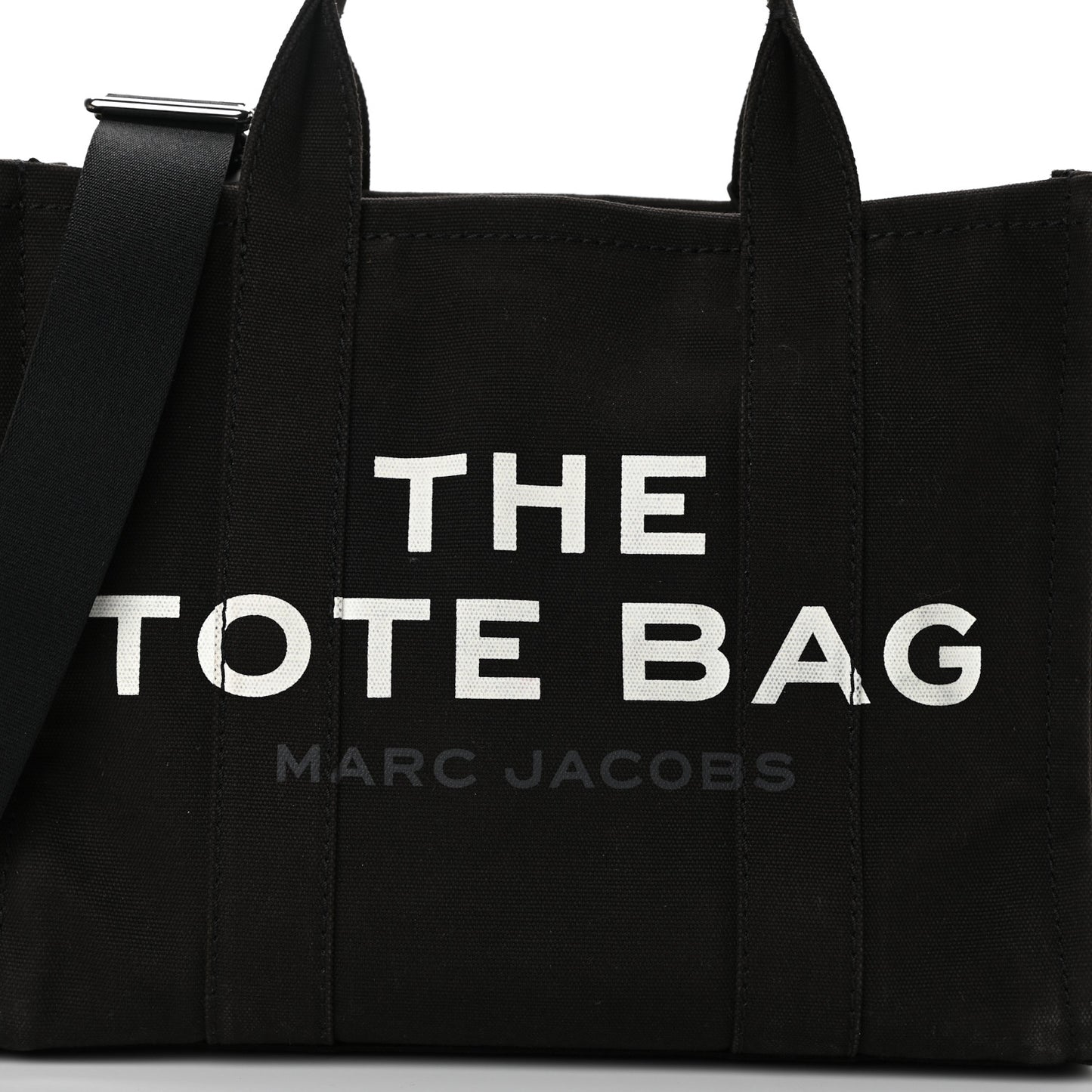 Canvas Small Summer Tote Bag Black