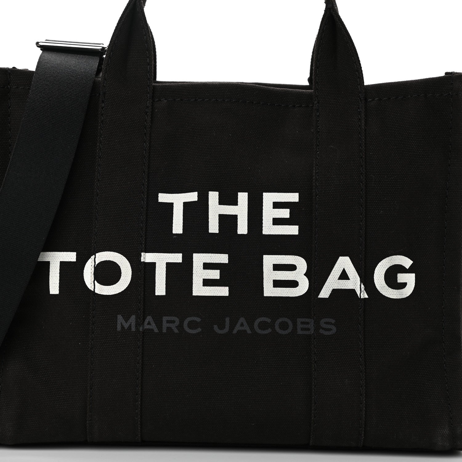 Marc Jacobs Canvas Small Summer Tote Bag Black 7 of 9