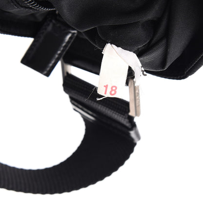 Prada Nylon Vela Flat Messenger Bag Black 8 of 10
