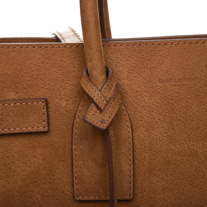 Saint Laurent Nubuck Small Sac de Jour Tan 11 of 14