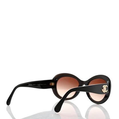 Chanel Acetate Oval CC Sunglasses 5469-B Green 4 of 8