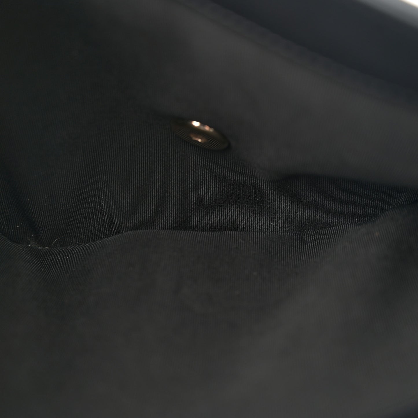 Calfskin Stitched Large Flap Black