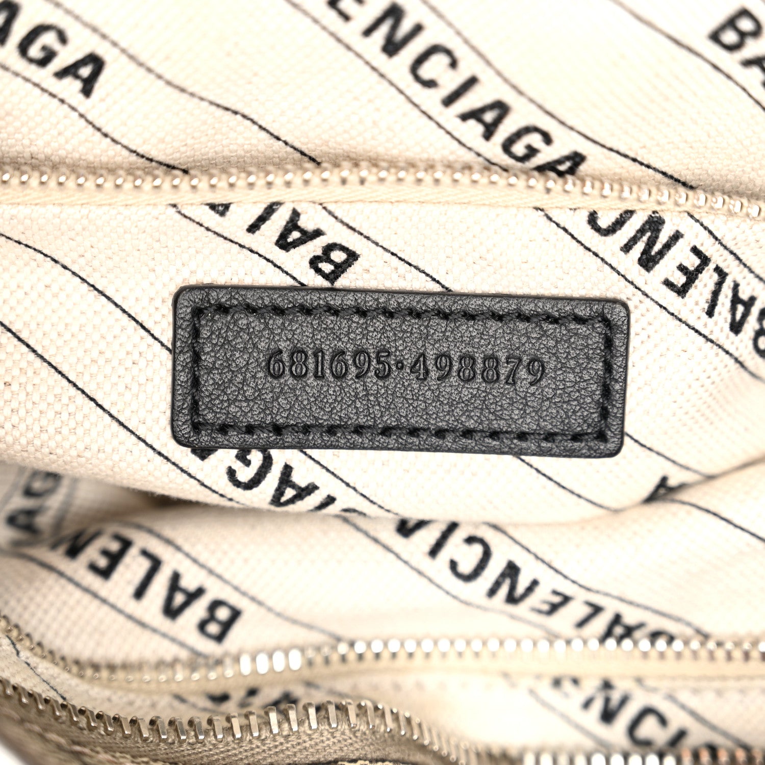 Balenciaga X GUCCI GG Supreme Monogram Neo Classic Silver Hardware City Beige Ebony 8 of 11