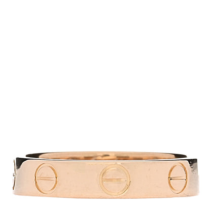 Cartier 18K Yellow Gold 3.5mm LOVE Wedding Band Ring 48 4.5 1 of 5