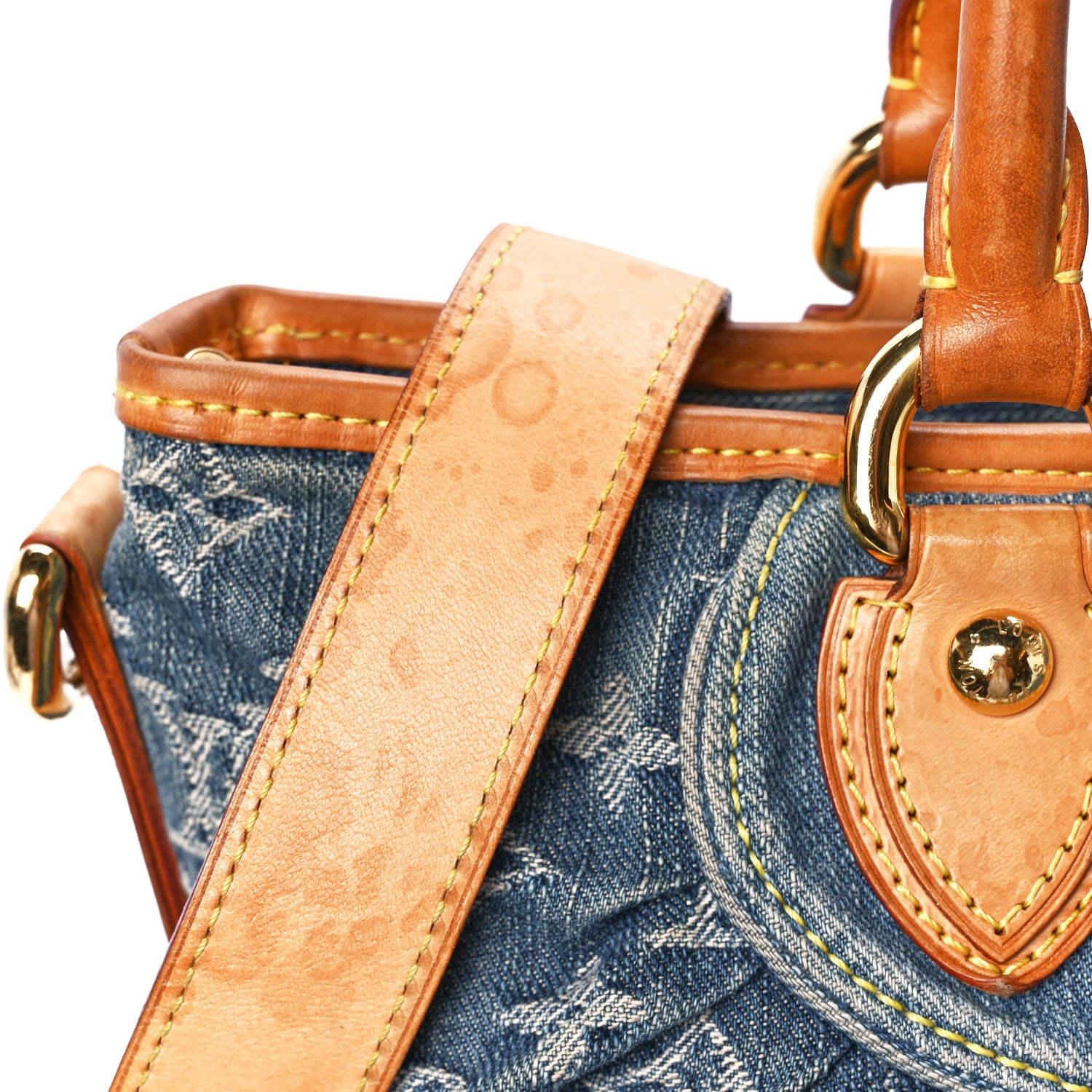Louis Vuitton Denim Neo Cabby MM Blue 11 of 11
