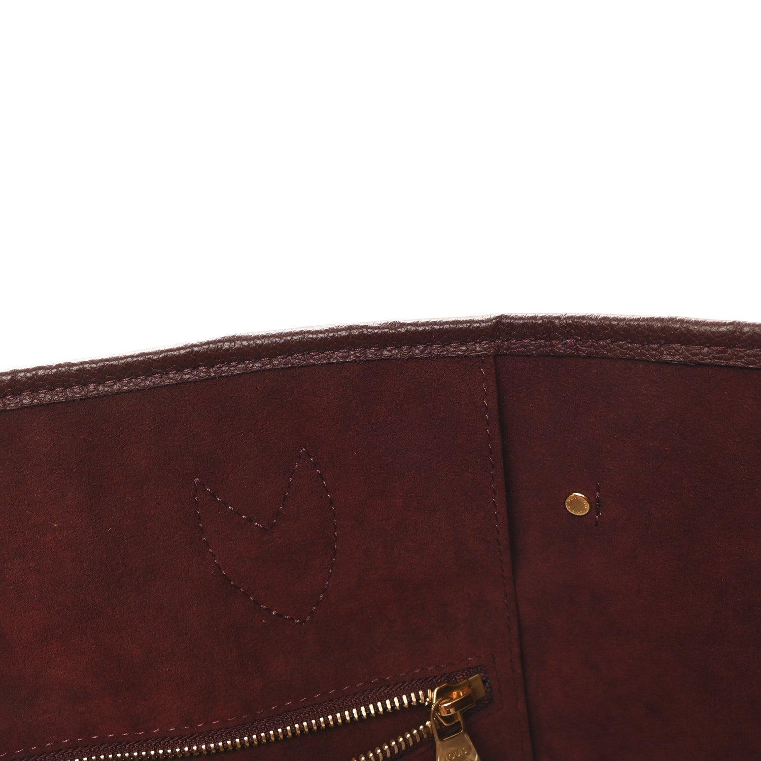 Louis Vuitton Empreinte Monogram Giant Neverfull MM Wine 10 of 10