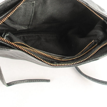 Balenciaga Agneau Classic Hardware Lizard Embossed Hip Black 5 of 7