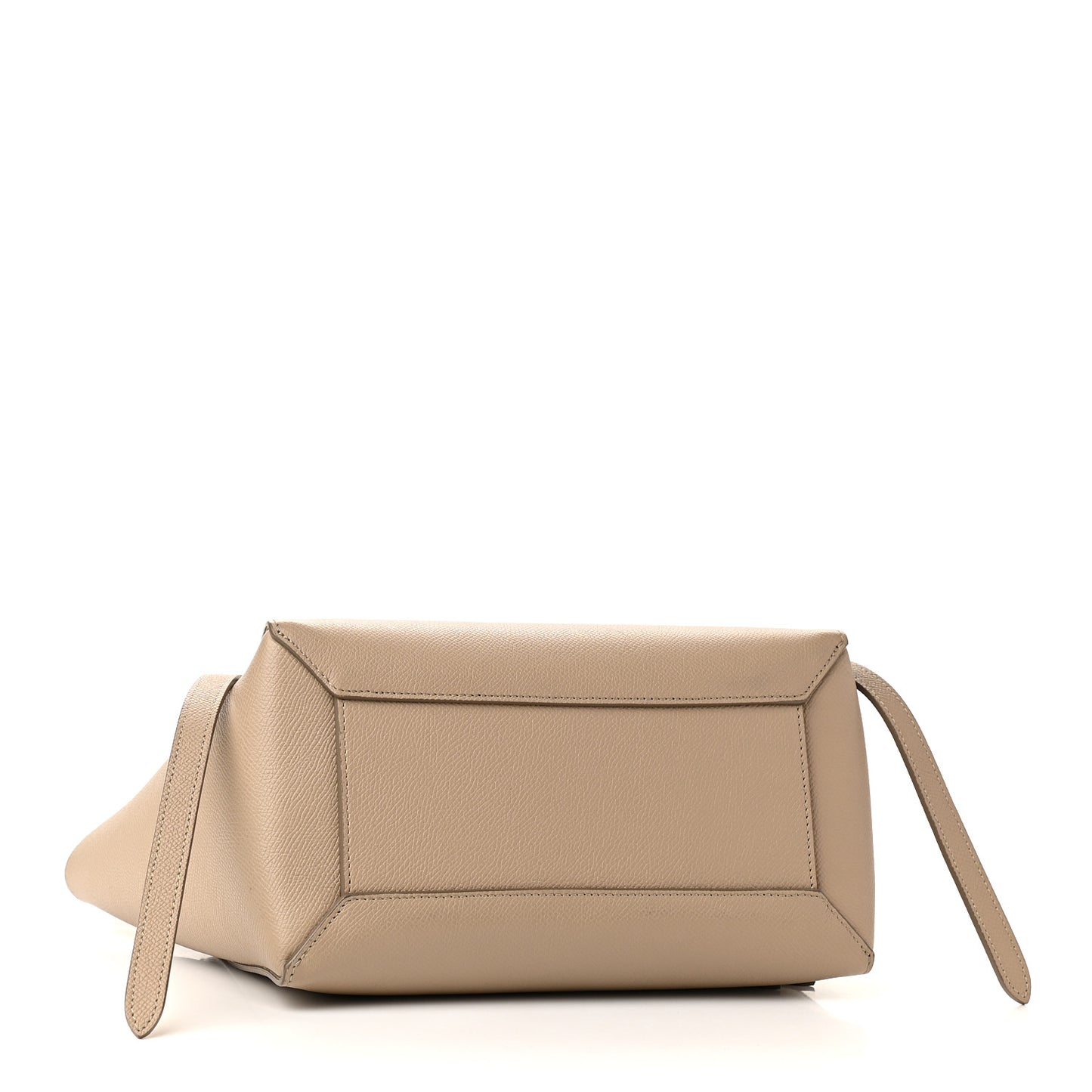 Grained Calfskin Micro Belt Bag Light Taupe