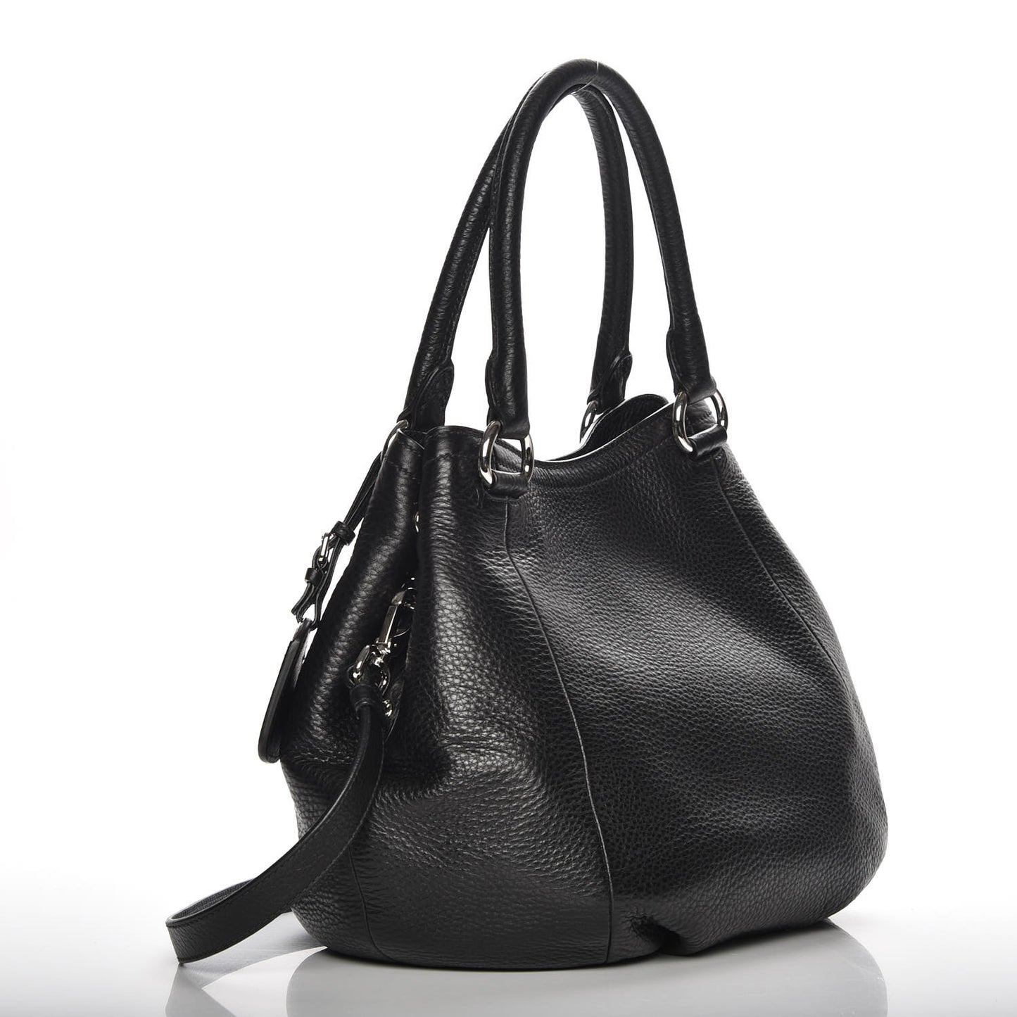 Vitello Daino Tote Nero Black