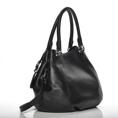 Prada Vitello Daino Tote Nero Black 4 of 9