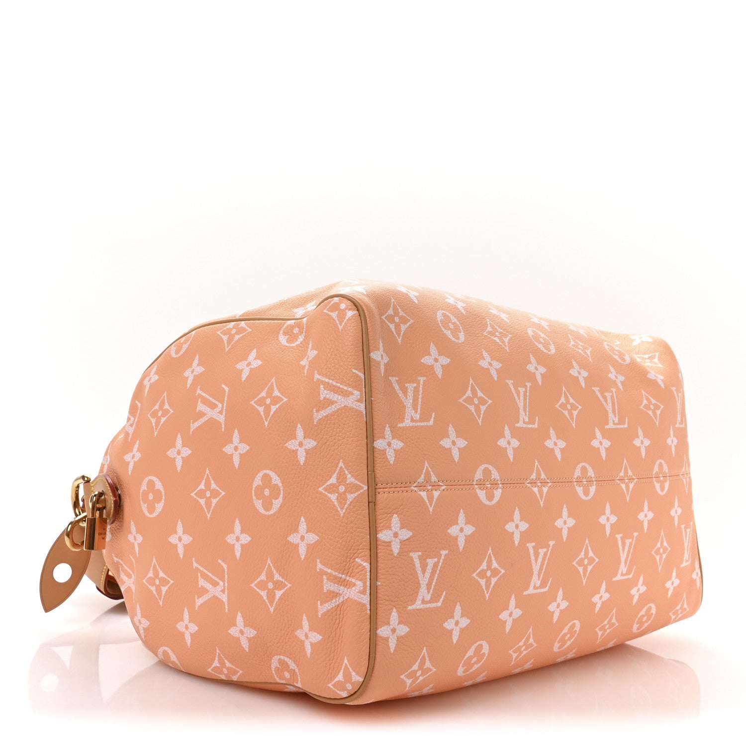 Louis Vuitton Calfskin Monogram Speedy P9 Bandouliere 40 Summer Peach 4 of 11