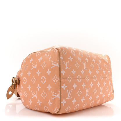 Louis Vuitton Calfskin Monogram Speedy P9 Bandouliere 40 Summer Peach 4 of 11