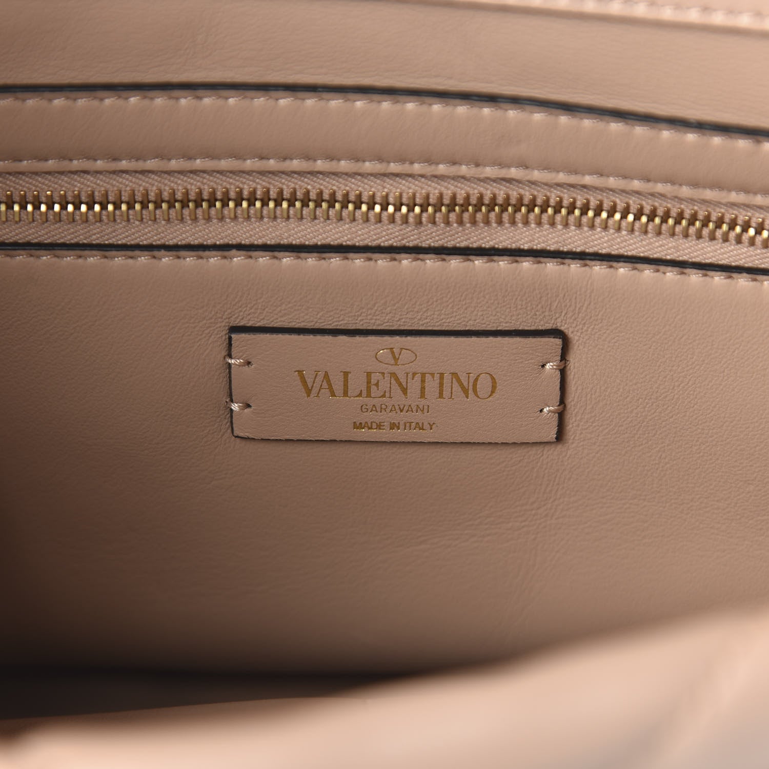 Valentino Garavani Nappa Large Roman Stud Shoulder Bag Rose Cannelle 8 of 9