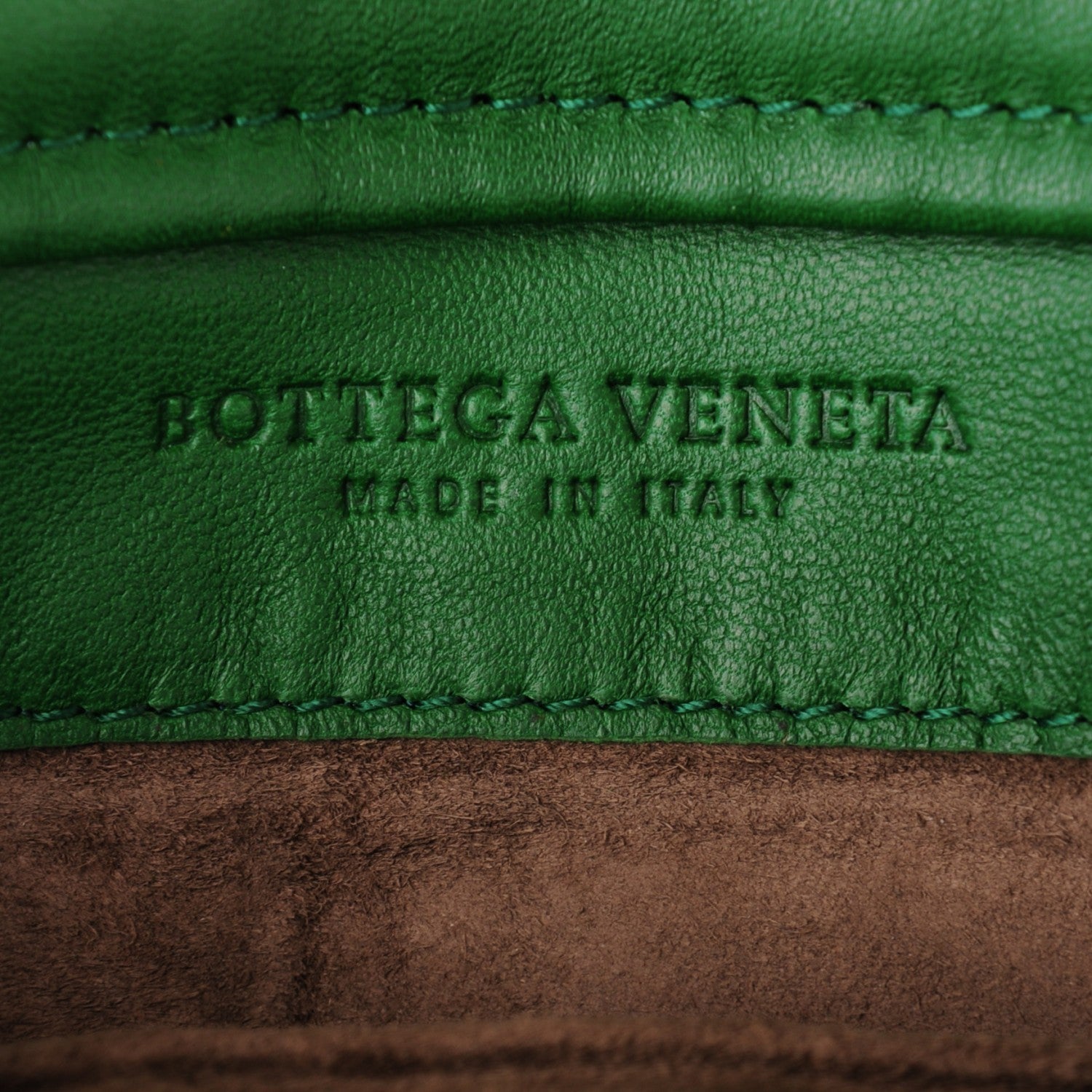 Bottega Veneta Nappa Intrecciato Turnlock Clutch Green 6 of 7
