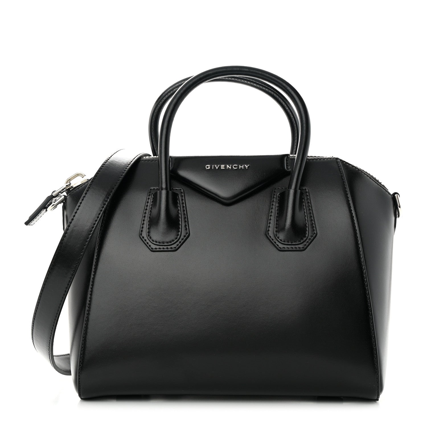 Givenchy Shiny Lord Calfskin Small Antigona Black 1 of 10