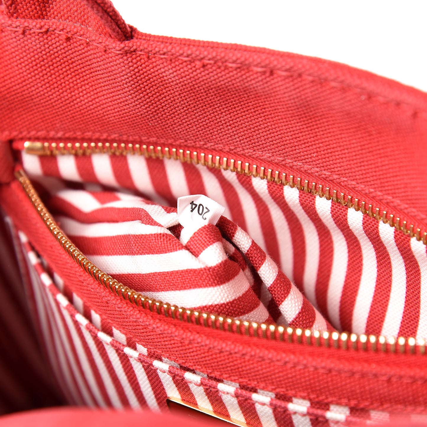 Canapa Small Logo Tote Rosso Talco