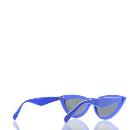 Celine Acetate Cat Eye Sunglasses CL 40019I Blue 4 of 6