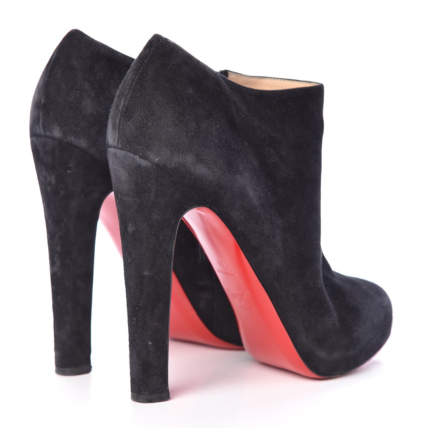 Suede Vicky 140 Ankle Booties 41 Black