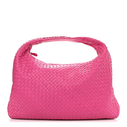 Bottega Veneta Nappa Intrecciato Large Veneta Hobo Rosa Shock 1 of 13