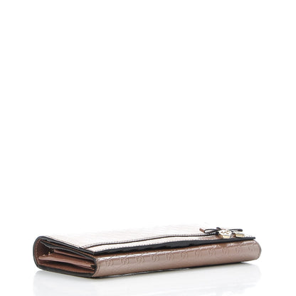 Gucci Microguccissima Signature Chain Wallet Rose Beige 4 of 8