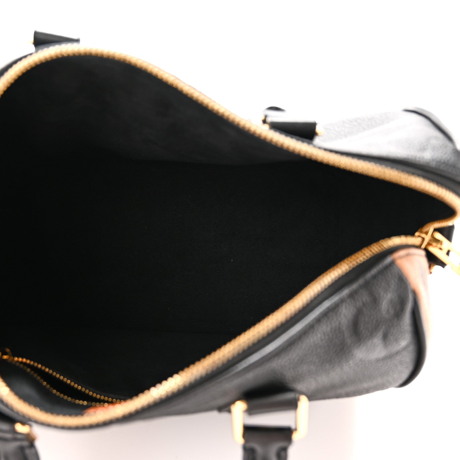 Louis Vuitton Empreinte Monogram Giant Wild At Heart Speedy Bandouliere 25 Black 5 of 9