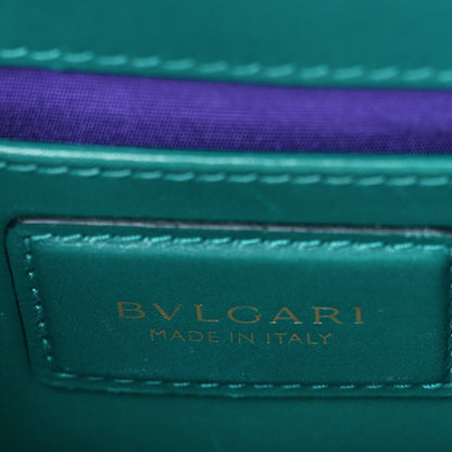 Bulgari Calfskin Serpenti Forever Crossbody Bag Emerald Green 5 of 9